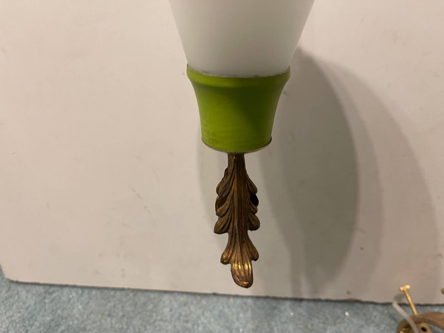 Vintage Italian Opaline Sconces Set of 2