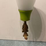 Vintage Italian Opaline Sconces Set of 2