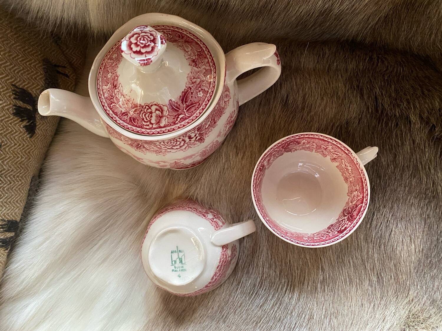 Antique Finnish tea set