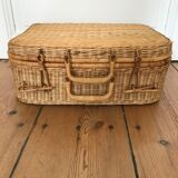 Large rattan suitcase 48 cm x 35 cm