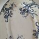 Antique oval earthenware dish – “Iris” model Clairefontaine