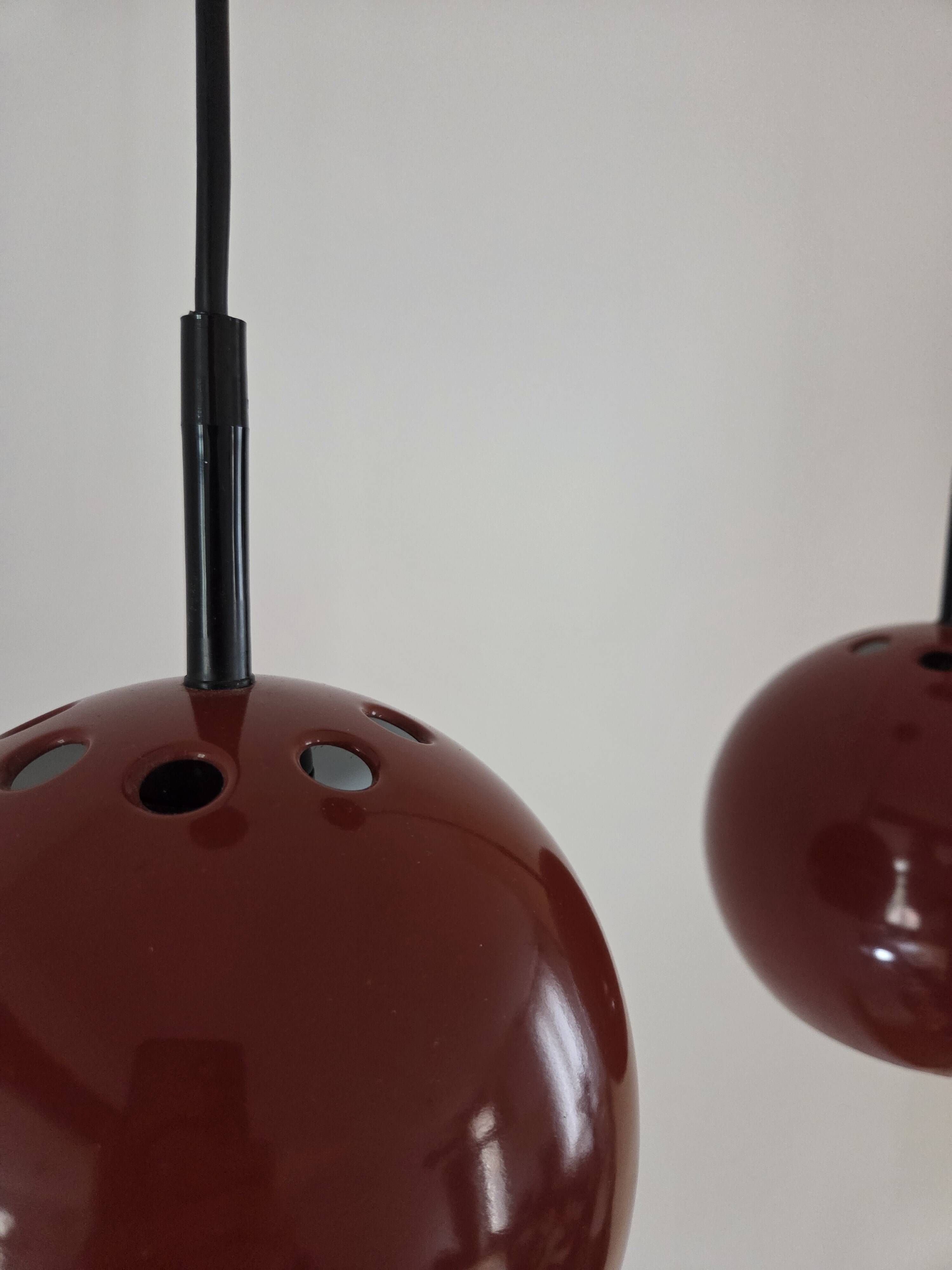 Pair of vintage eyeball pendants