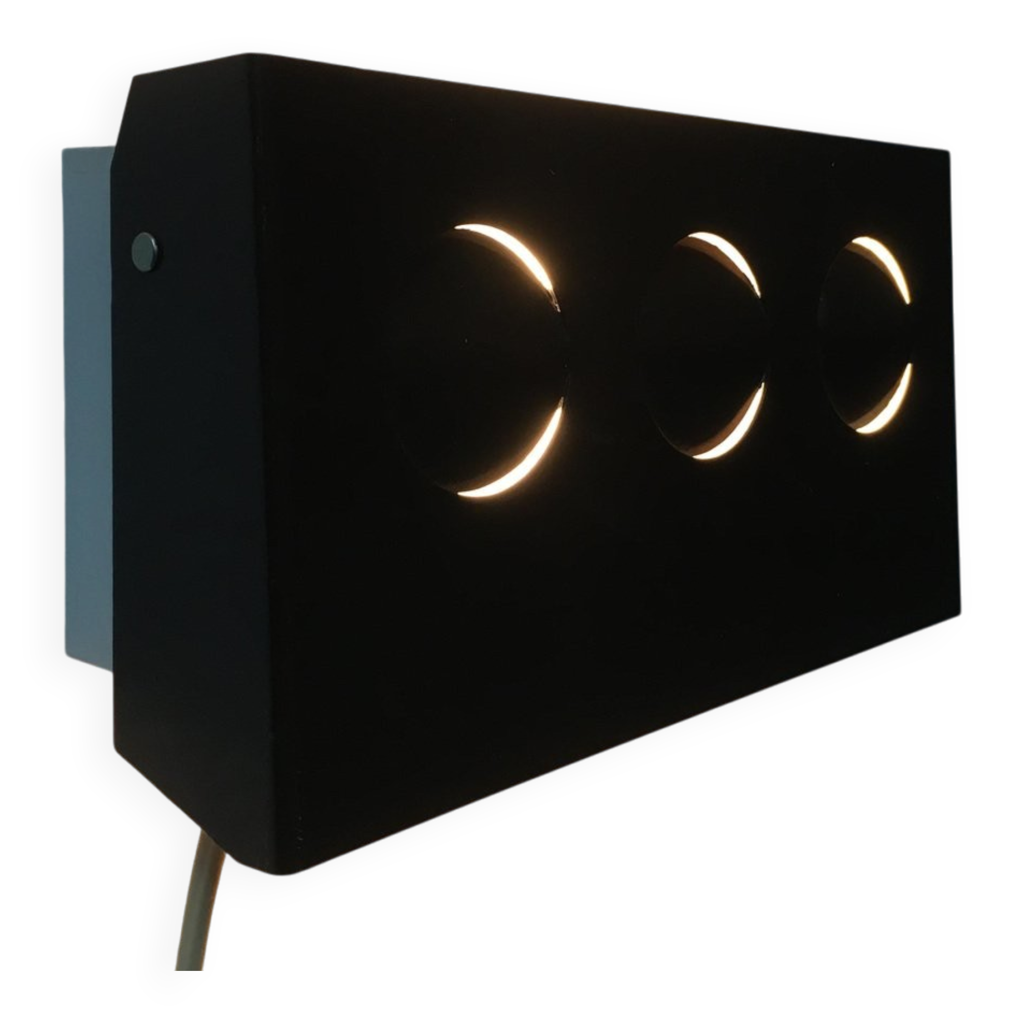 Lampe murale danoise vintage de l'ère spatiale de Hamalux