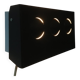Lampe murale danoise vintage de l'ère spatiale de Hamalux