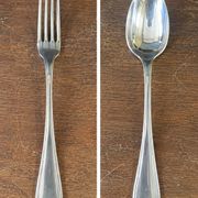 Christofle cutlery set model Boréal 24 pieces Silver-plated Metal Art D box