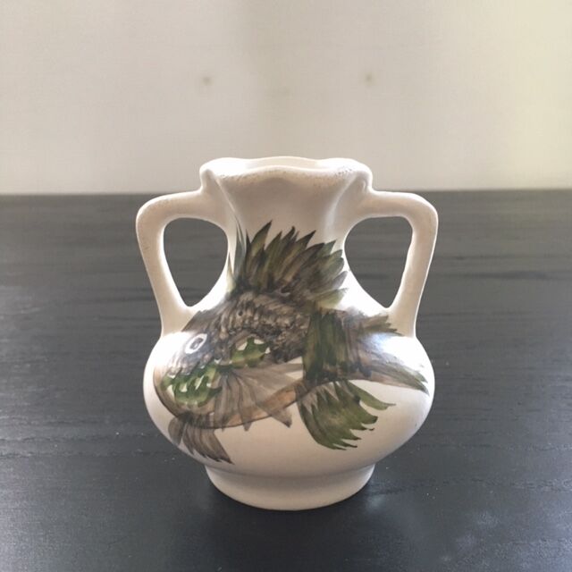 Vase décor poisson