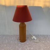 Lampe de table ikea design de Suède en bois massif clair avec abat-jour