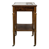 Mahogany refreshment cabinet from the early 19th century.