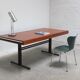 Rare freestanding table desk by Roger De Winter for E.M.Y., 1965