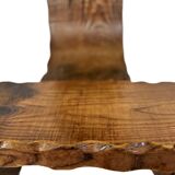 Vintage Spanish chair stool brutalist design