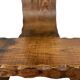 Vintage Spanish chair stool brutalist design