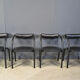 Postmodern dining chairs, 1980s, set of 4