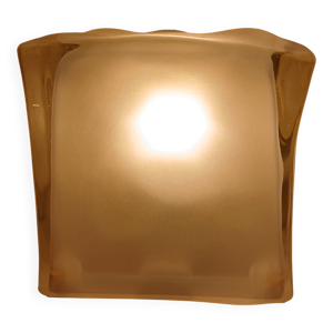 Lampe de table glaçon - verre epais