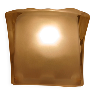 "Iviken" thick glass collector ice cube table lamp from Ikea