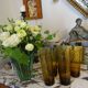 Set of 6 orangeade glasses