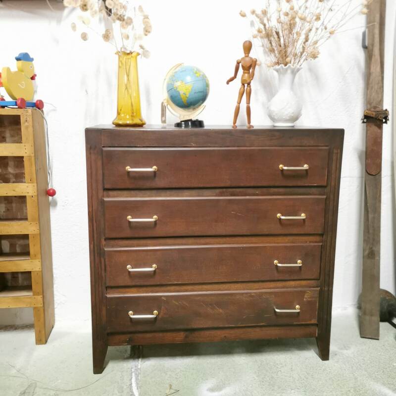 Commode vintage 4 tiroirs