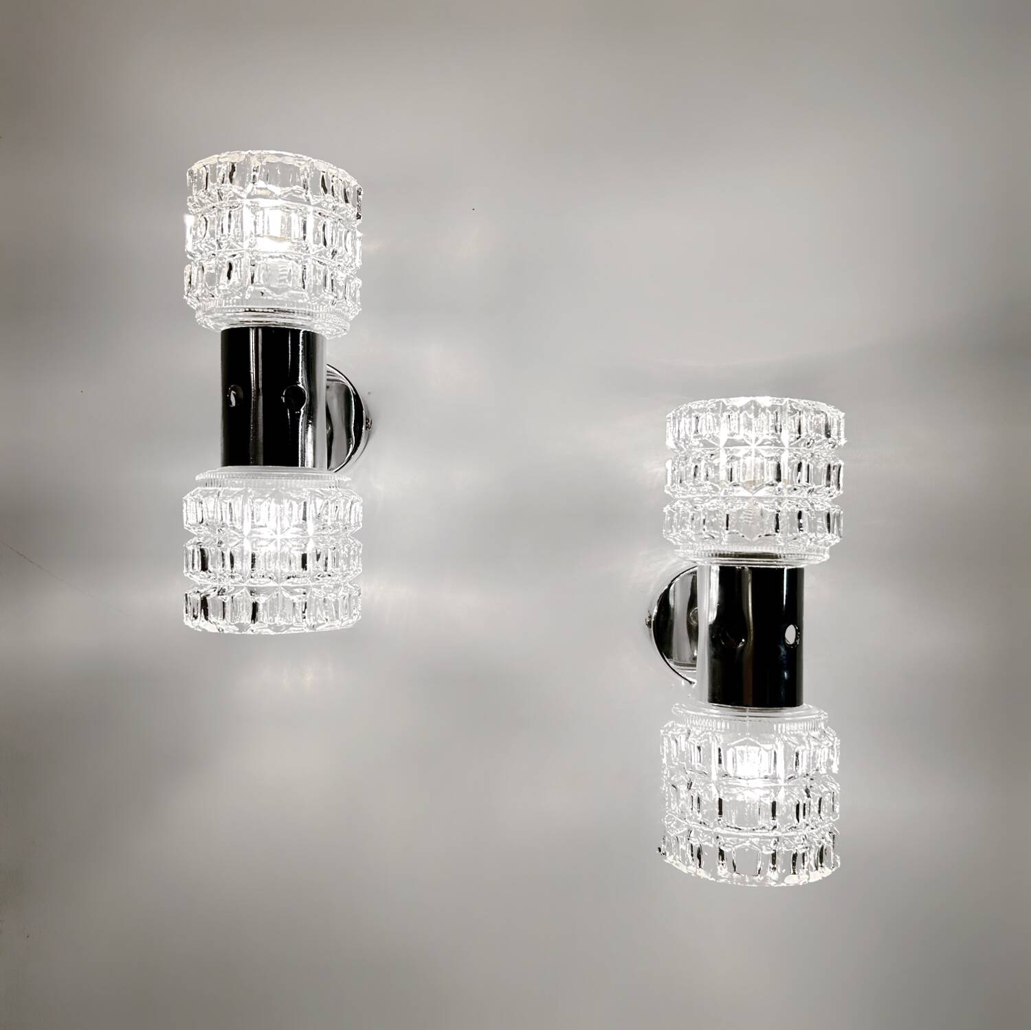 70s design wall lights (X2)