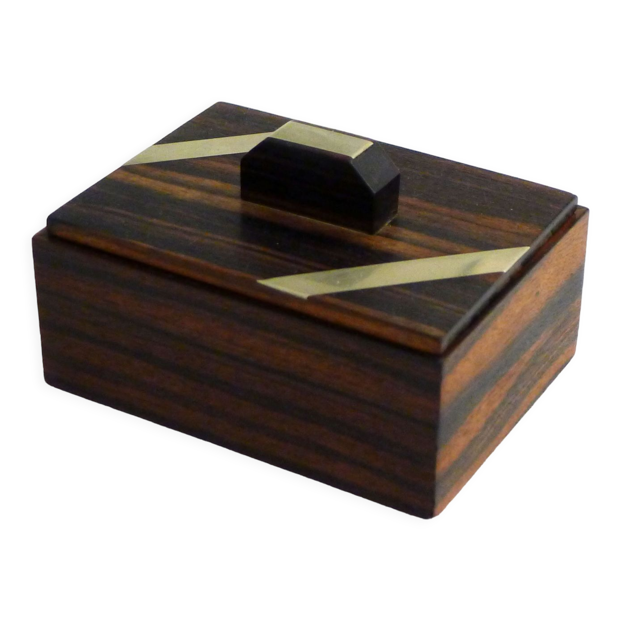 Macassar ebony art deco box