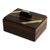 Macassar ebony art deco box