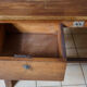 Old desk assembly table