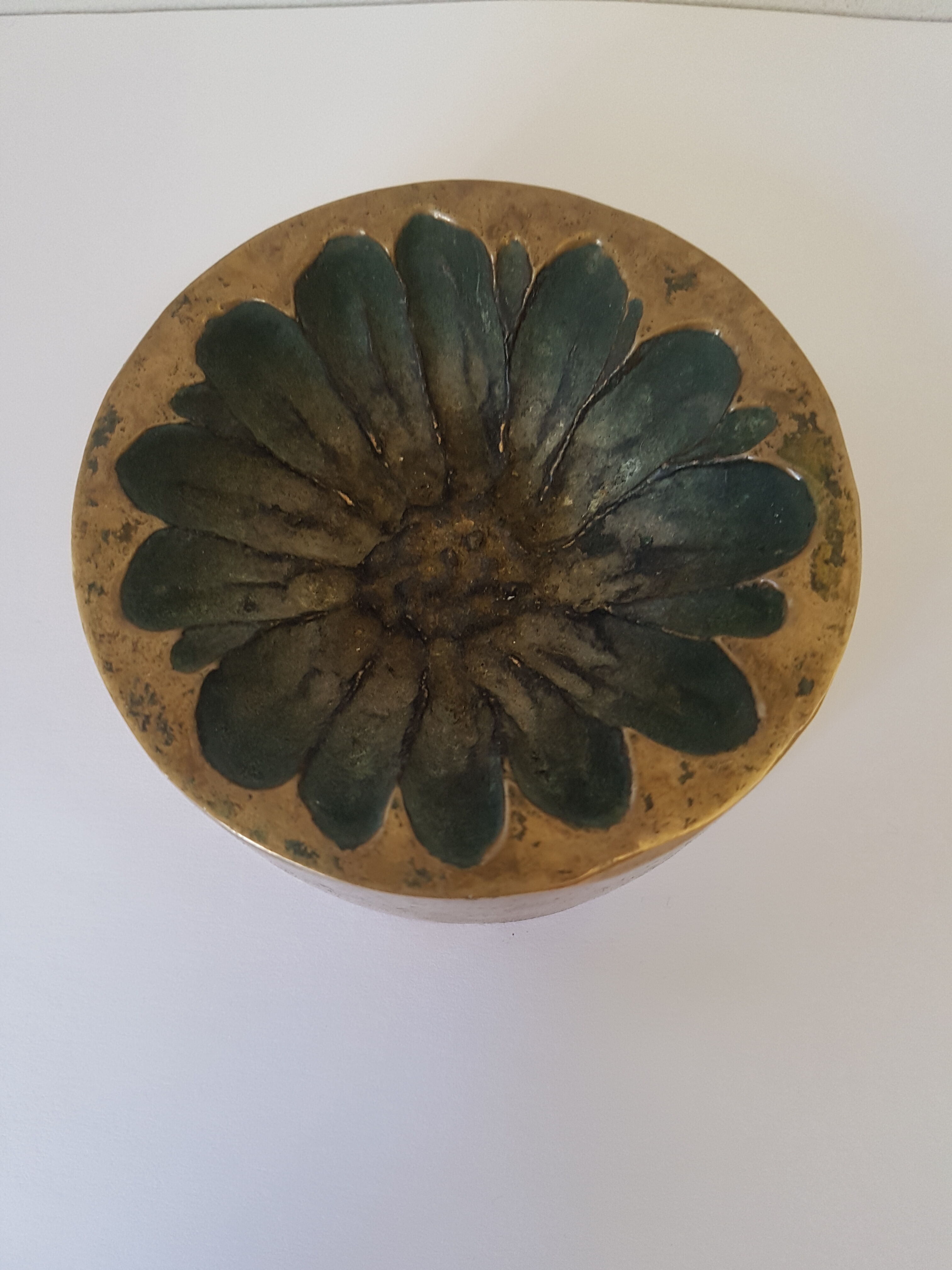 Monique Gerber bronze ashtray 70s