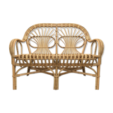 Rattan bench