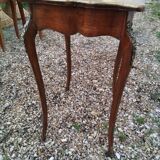 Bedside table in old Louis XVI style marquetry