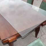 Gaston Poisson modernist mahogany table, art deco 1940