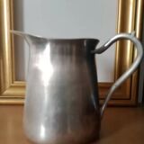 Vintage silver metal pitcher