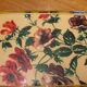 Plateau vintage fleurs anémones