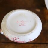 Toilet set (pitcher and basin) in earthenware from the Crown Devon factory