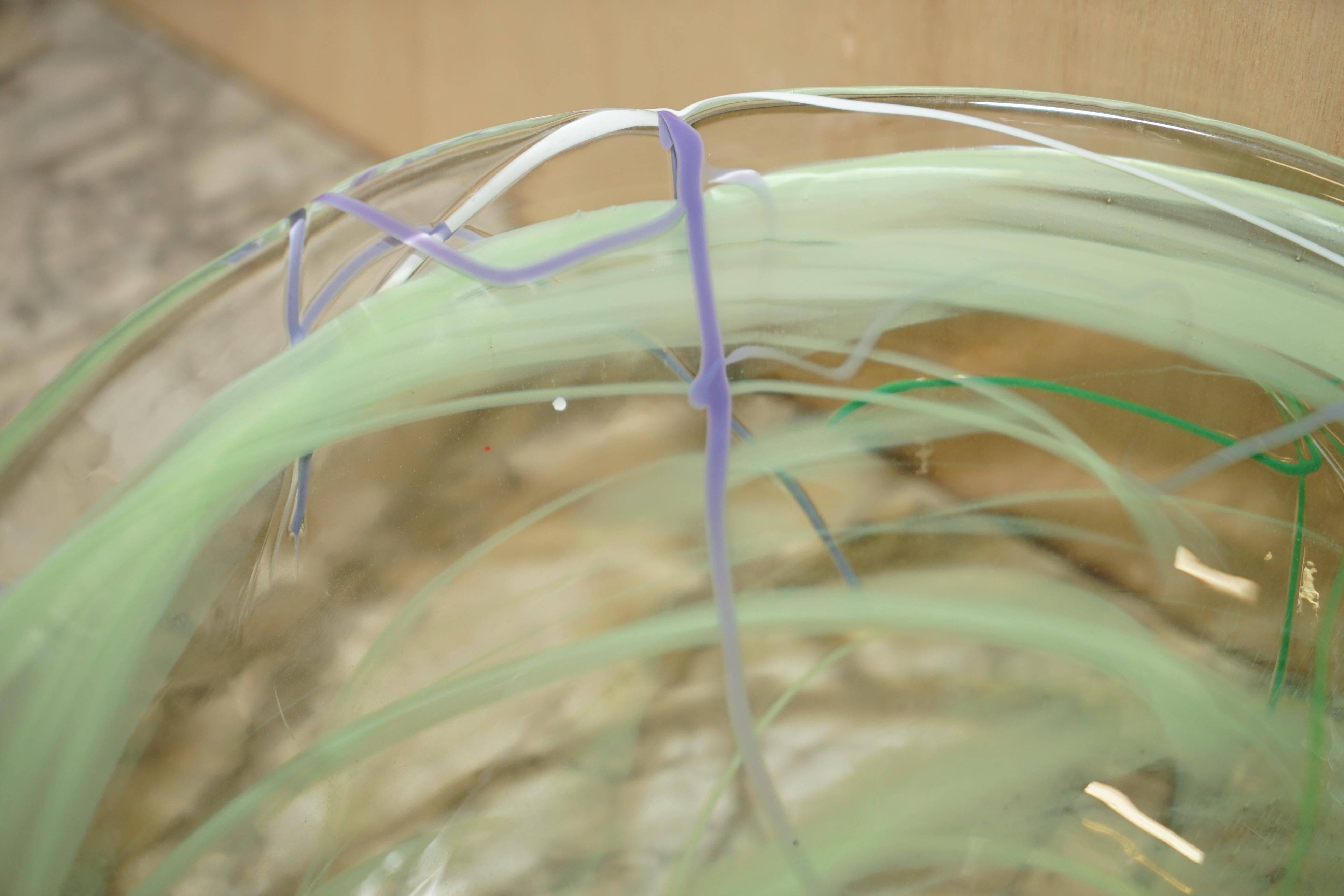 Kosta Boda decorative bowl in glass by Anna Ehrner