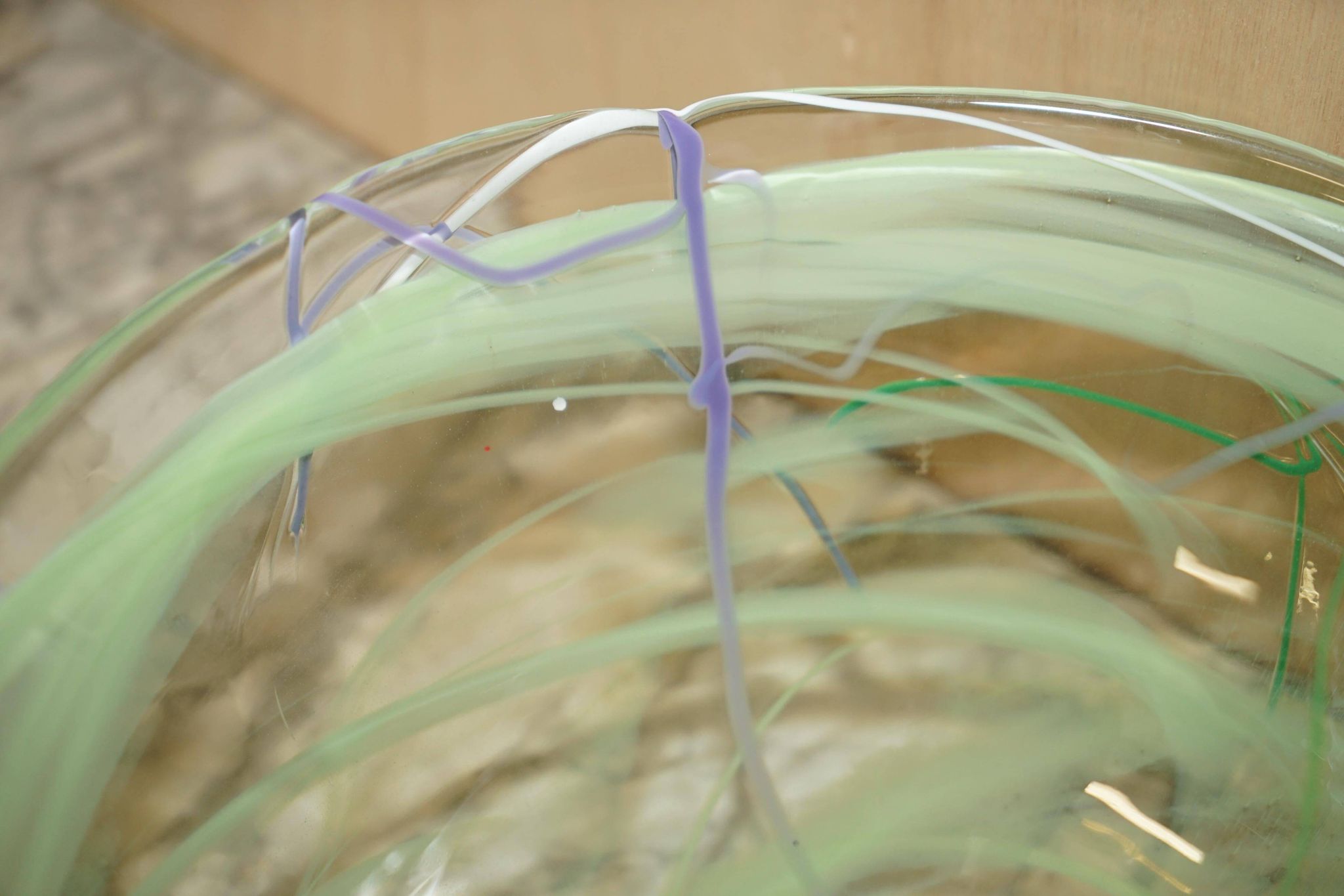 Kosta Boda decorative bowl in glass by Anna Ehrner
