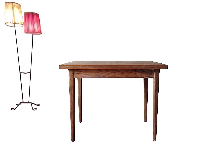 Vintage oak portfolio table 1960