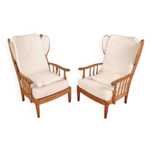 Paire de fauteuils a - oreilles