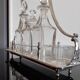 Bouillet goldsmith Bourdelle / Silver-plated metal and glass condiment set