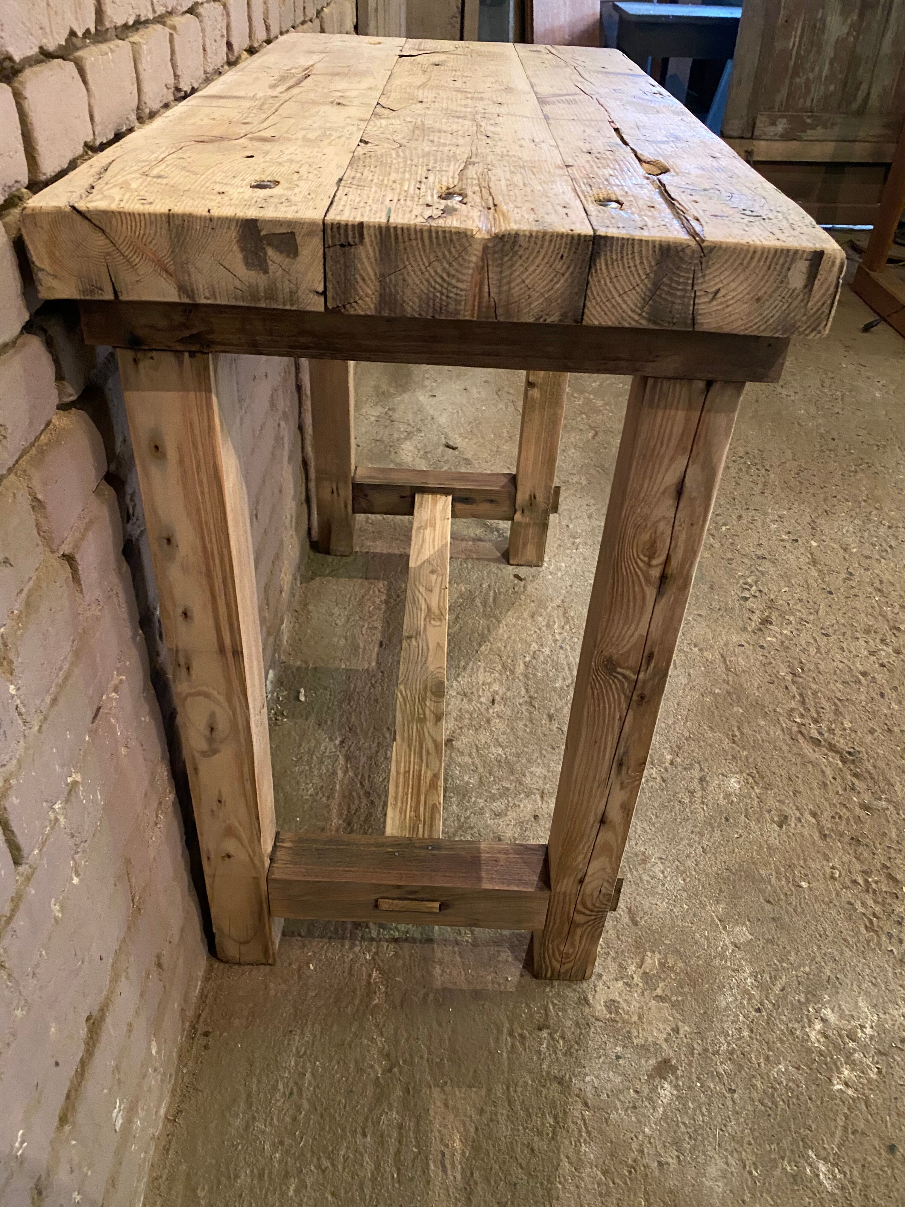 Old-wood workbench