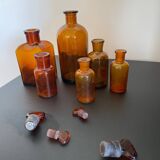Lot of pharmacy jars