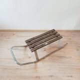 Old wood and metal sled