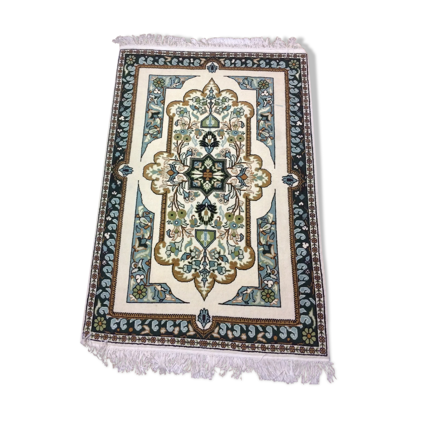 Handmade Tunisian rug - 181x124 cm