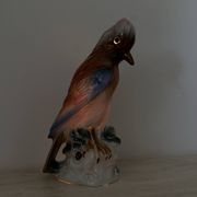 Lampe à parfum vintage en porcelaine oiseau, années 1950