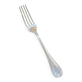 Silver-plated dessert fork Christofle Malmaison model