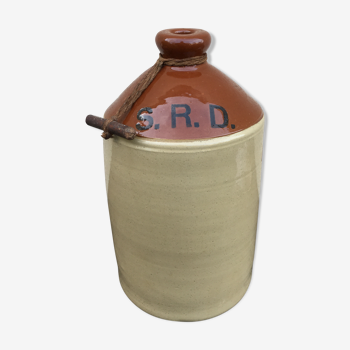 Bouteille en grès vernissé Rhum SRD WWII