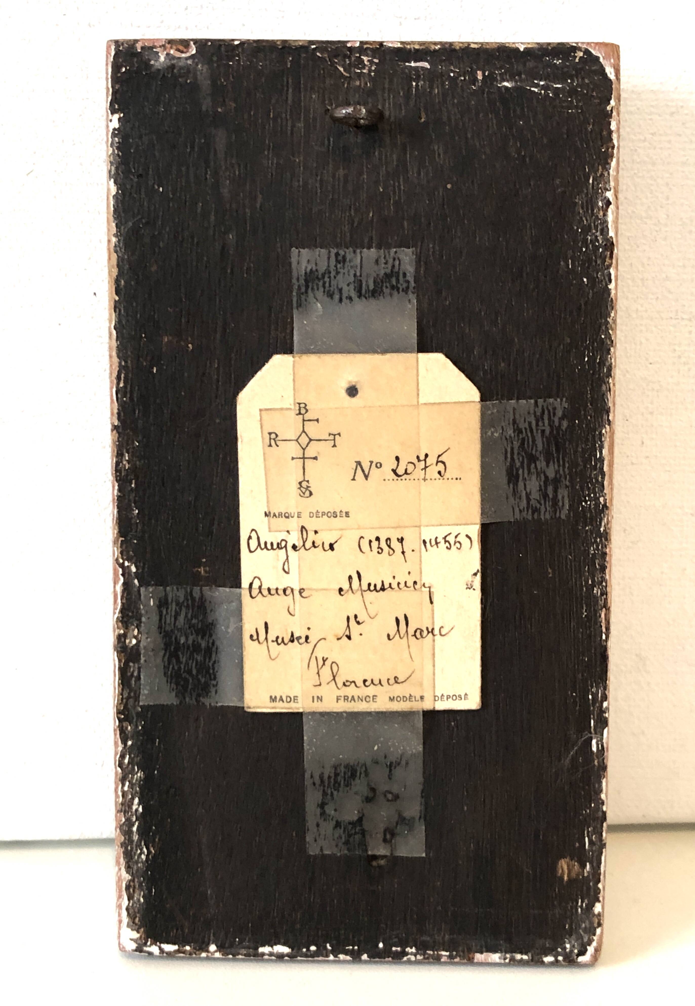 Italian icon gilded wood carved