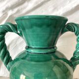 Twisted Vallauris vase from the 1950s.