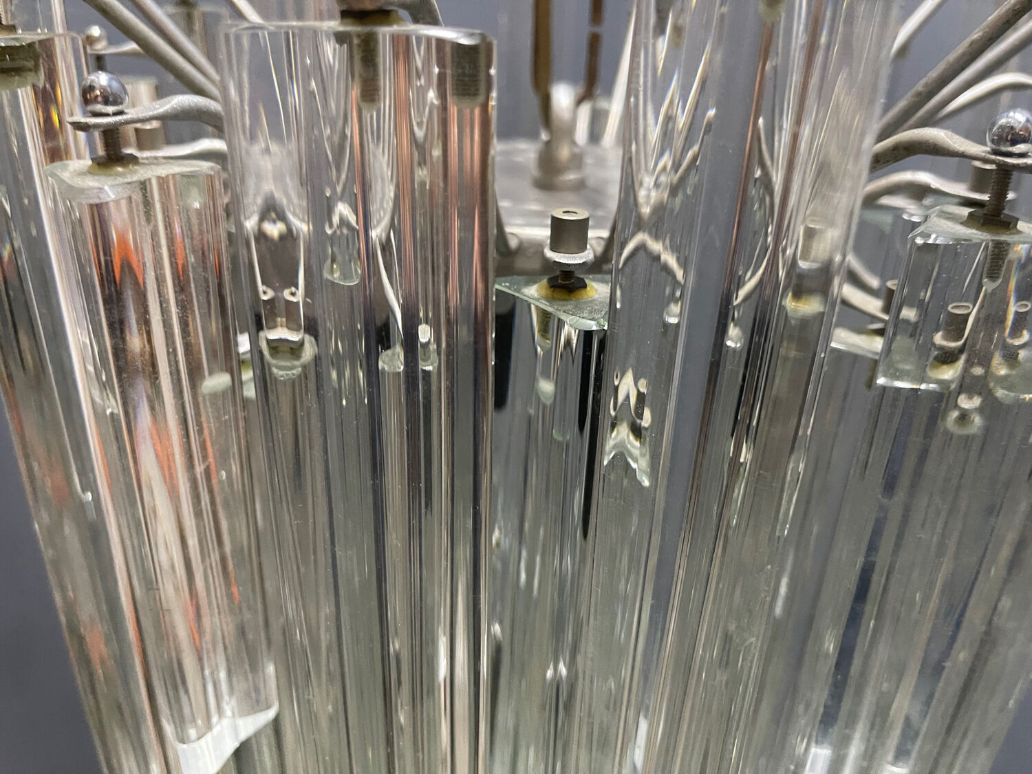 Lustre Trilobi de Murano, années 1970