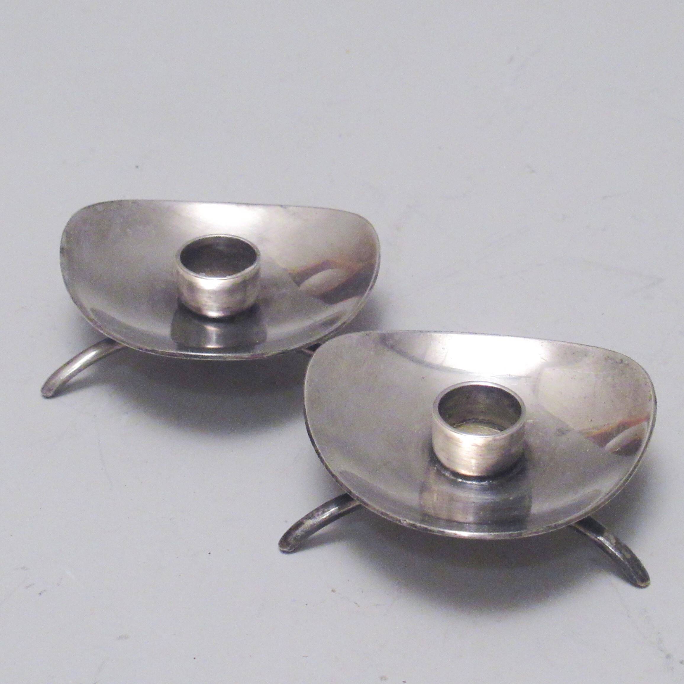 Pair of Danish candlesticks Carl Cohr Atla 1959