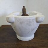 Old Apothecary white marble mortar