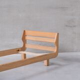 Guillerme et Chambron oak french day bed