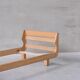 Guillerme et Chambron oak french day bed